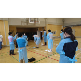 アイソレーションガウンの着脱