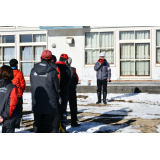 緊急避難場所に集合