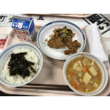 広尾産昆布を使用した給食